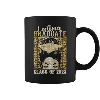 Latina Graduate Educated Powerful Class Of 2023 Graduation Coffee Mug - Monsterry DE