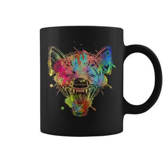 Laughing Hyena Colorful Animal Africa Coffee Mug - Monsterry CA