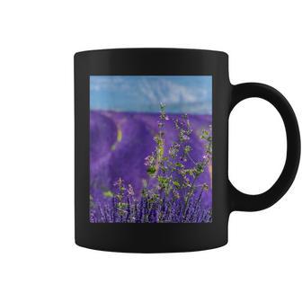 Lavender Purple Flower Field Coffee Mug - Monsterry UK