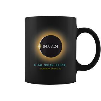 Lawrenceville Il Total Solar Eclipse 040824 Illinois Coffee Mug - Monsterry AU