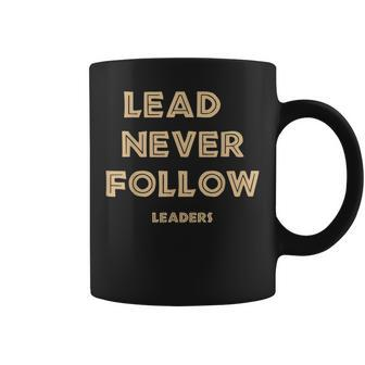 Lead Never Follow Leaders Baseball Coffee Mug - Monsterry AU