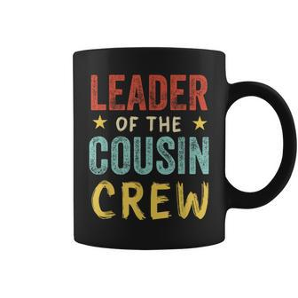 Leader Of The Cousin Crew Retro Vintage Coffee Mug - Monsterry UK
