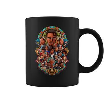 Leaders Collage Inspirational Black History African Pride Coffee Mug | Mazezy DE
