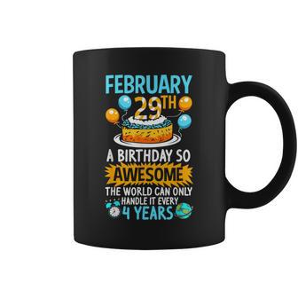 Leap Day Leapling Leaper Baby February 29 Leap Year Birthday Coffee Mug - Seseable