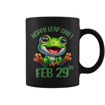 Leap Year 2024 February 29Th Leap Day Frog Cute Matching Coffee Mug - Seseable