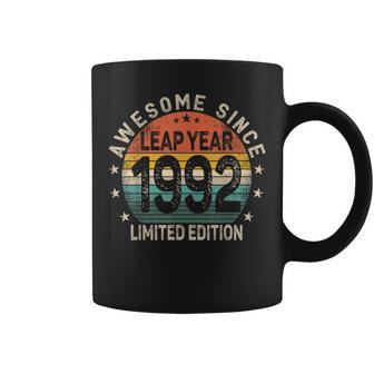 Leap Year 32Nd Birthday Awesome Since 1992 Vintage Leap Day Coffee Mug - Thegiftio UK