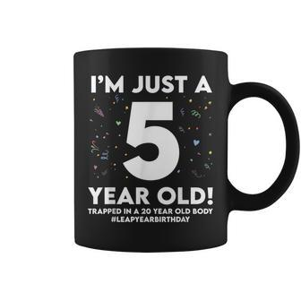 Leap Year Birthday 5Th Birthday Party 20 Years Old Birthday Coffee Mug - Thegiftio UK