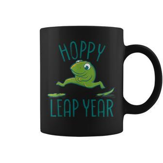 Leap Year February 29 Birthday Cute Frog Happy Leap Day Coffee Mug | Mazezy