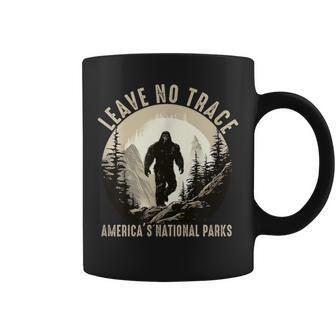 Leave No Trace America National Parks Sasquatch Coffee Mug - Seseable