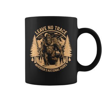 Leave No Trace Big Foot T America National Parks Coffee Mug - Seseable