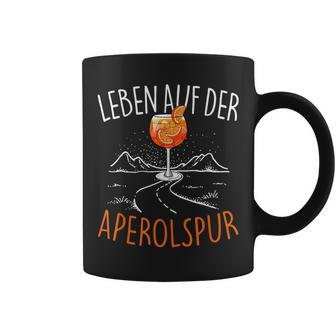 Leben Auf Der Aperolspur Official Spritz Club Aperollin' Tassen - Seseable