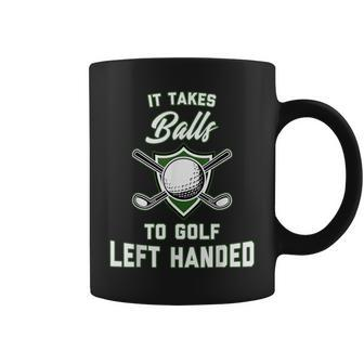 Left Handed Golf Lefty Golfer Coffee Mug - Monsterry AU