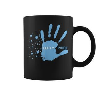 Left-Handed Lefty Pride Handprint Coffee Mug - Monsterry DE