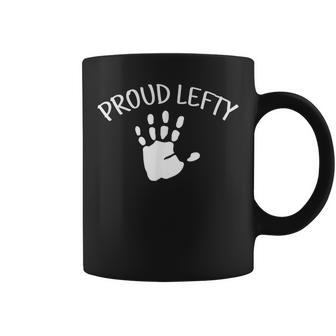 Left Handed Proud Lefty Pride Hand Wave Coffee Mug - Monsterry AU