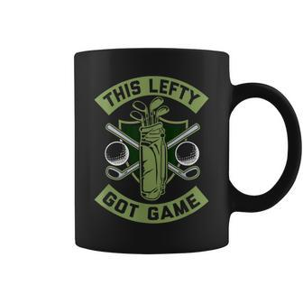 Lefty Golfer Left Handed Golf Coffee Mug - Monsterry