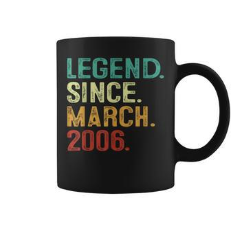 Legend Since March 2006 18Th Birthday 18 Years Old Coffee Mug - Monsterry DE