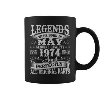 Legend Since May 1974 Vintage 50Th Birthday Coffee Mug - Monsterry DE