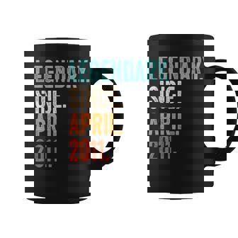 Legendary Since April 2011 Años 13 Aniversario Cumpleaños Taza de café - Regaloses