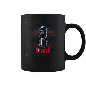 Legendary Dad Old Skool Mic Master & Vintage Vibes Coffee Mug - Monsterry AU