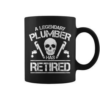 A Legendary Plumber Has Retired Coffee Mug | Mazezy