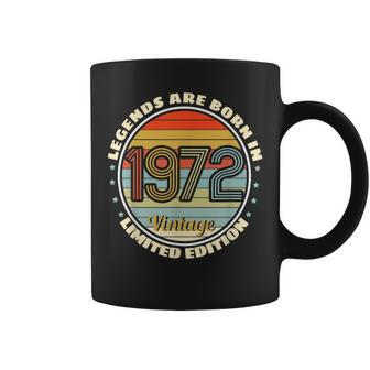 Legends Born In 1972 Vintage 70S Edition Coffee Mug - Monsterry