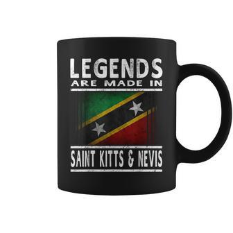 Legends Are Made In Saint Kitts & Nevis Flag Coffee Mug - Thegiftio UK