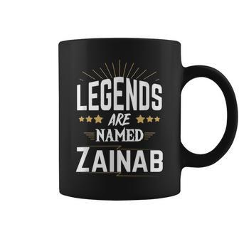 Legends Are Named Zainab Coffee Mug - Seseable