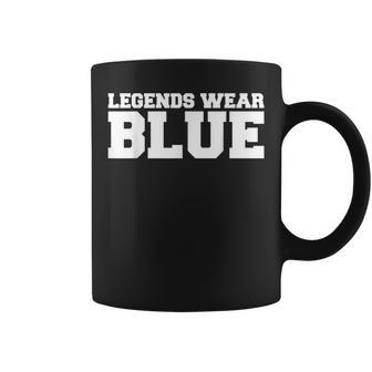 Legends Wear Blue Team Spirit Game Competition Color Sports Coffee Mug - Monsterry DE