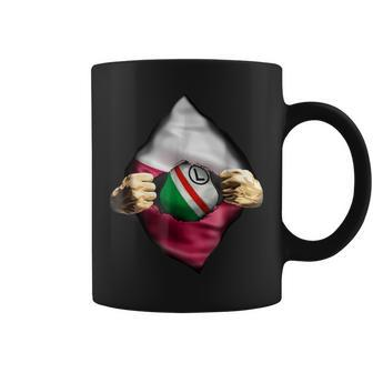 Legia Wars Heartbeat Love Fan Legia Wars Fc Coffee Mug | Crazezy UK