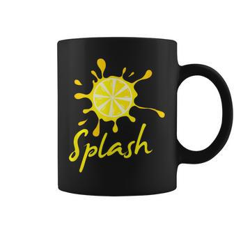 Lemon Splash Summer Fruit Drink Lemonade Coffee Mug - Monsterry UK