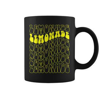 Lemonade Crew Groovy Retro Lemonade Stand Coffee Mug - Seseable