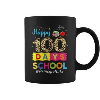 Leopard 100Th Day Of School Principal Life 100 Days Smarter Coffee Mug - Monsterry UK