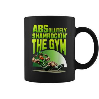 Leprechaun Fitness Absolutely Shamrokin' The Gym Coffee Mug | Mazezy