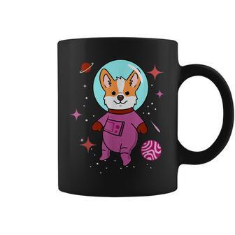Lesbian Corgi In Space Lesbian Coffee Mug - Monsterry