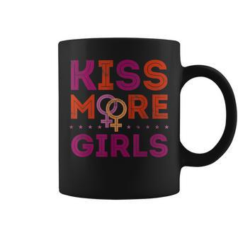 Lesbian Rights Or Valentines Day Or Kiss More Girls Coffee Mug - Monsterry DE