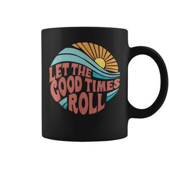 Let The Good Times Roll Retro Vintage Coffee Mug - Monsterry