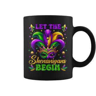 Let The Shenanigans Begin Mardi Gras Coffee Mug - Seseable