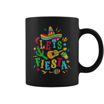 Let's Fiesta Cinco De Mayo Mexican Festival Party Coffee Mug | Mazezy
