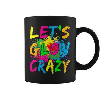 Let's Glo Crazy Outfit Retro Colorful Party Coffee Mug - Seseable