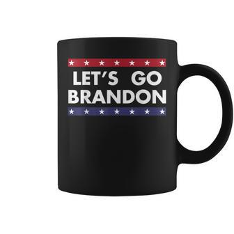 Let's Go Brandon Conservative Us Flag Star Idea Coffee Mug | Crazezy UK