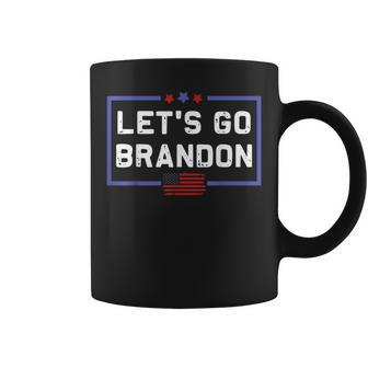 Let's Go Brandon Let's Go Brandon Usa Flag Coffee Mug | Crazezy DE