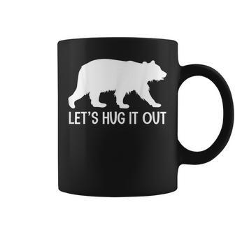 Let's Hug It Out Bear Hug Coffee Mug - Monsterry UK