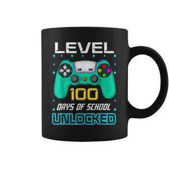 Level 100 Days Of School Unlocked 100Th Day Of School Boys Coffee Mug | Mazezy