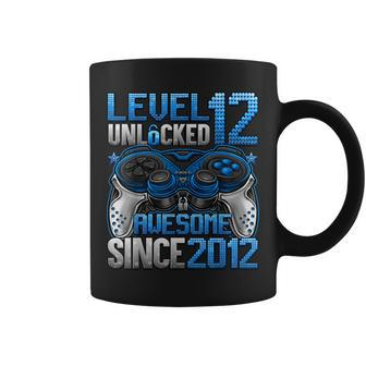 Level 12 Unlocked Awesome Since 2012 12Th Birthday Gaming Coffee Mug - Seseable