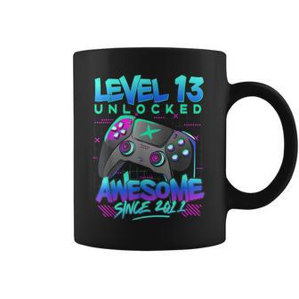 Level 13 Unlocked 13 Years Old Boy Birthday 13Th Birthday Coffee Mug - Thegiftio UK