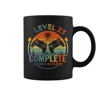Level 23 Complete Gamer 23Rd Wedding Anniversary Coffee Mug | Mazezy