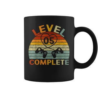 Level 5 Complete Gamers Couple 5Th Wedding Anniversary Coffee Mug - Thegiftio UK