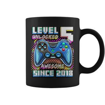 Level 5 Unlocked Awesome 2018 Video Game 5Th Birthday Coffee Mug - Monsterry AU