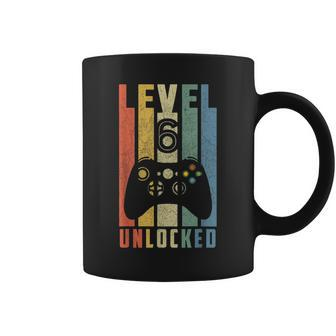 Level 6 Unlocked 6Th Video Gamer Birthday Boy Coffee Mug - Monsterry