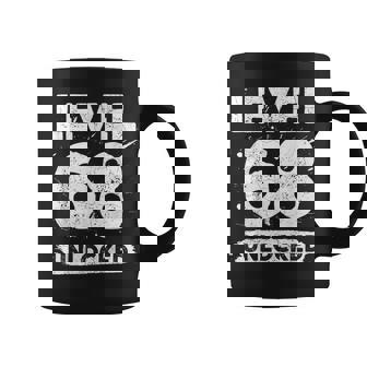 Level 68 Unlocked 68 Aniversario De Boda 68 Años Taza de café - Regaloses